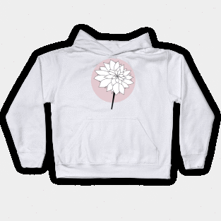 White dahlia Kids Hoodie